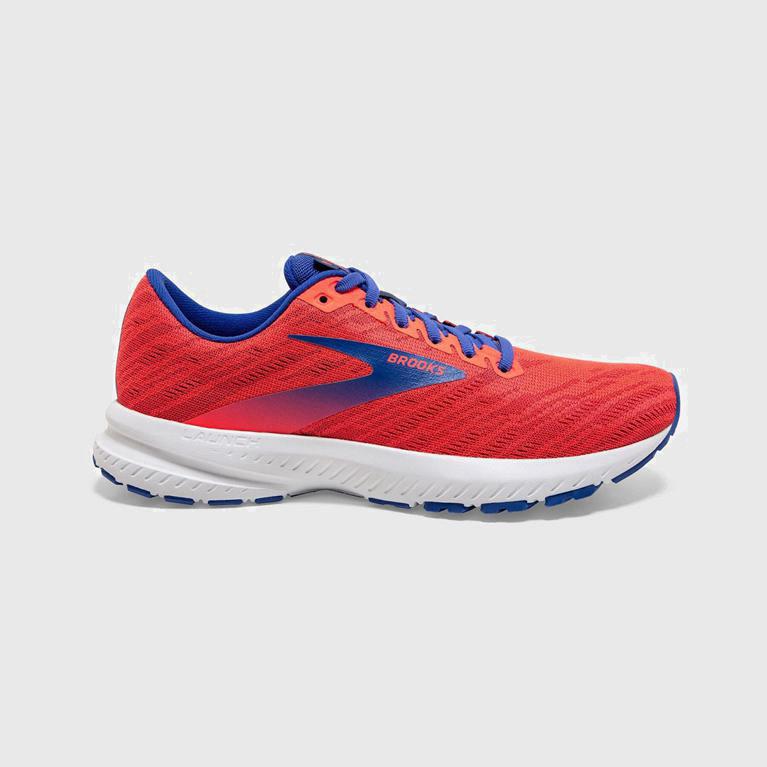 Brooks Women's Launch 7 Road Running Shoes Singapore - Red (73624-NCQH)